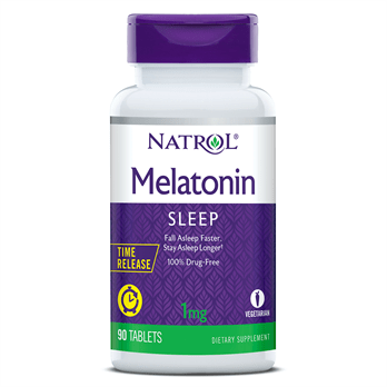 Natrol Natrol Melatonin 1 mg time release 90 таблеток, , 