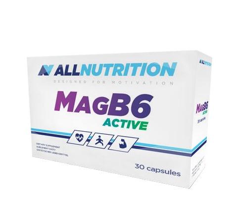 Витамины и минералы AllNutrition Mag B6 Active, 30 капсул,  ml, AllNutrition. Vitamins and minerals. General Health Immunity enhancement 