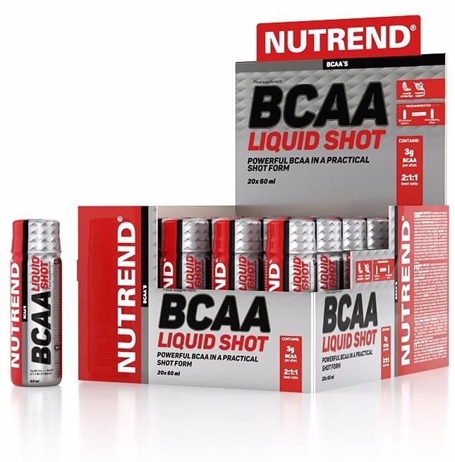 Nutrend BCAA Liquid Shot 20x60ml,  ml, Nutrend. BCAA. Weight Loss recovery Anti-catabolic properties Lean muscle mass 