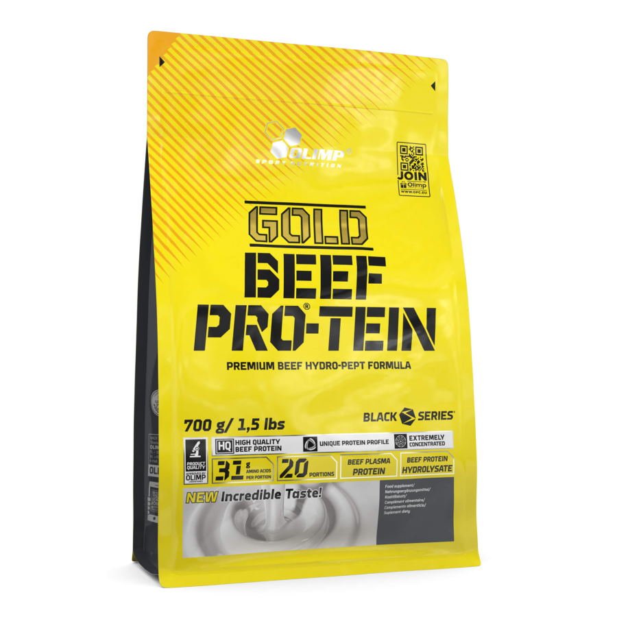 Протеин Olimp Gold Beef Pro-Tein, 700 грамм Клубника,  ml, Olimp Labs. Protein. Mass Gain recovery Anti-catabolic properties 