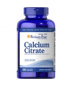 Calcium Citrate, 100 шт, Puritan's Pride. Кальций Ca. 