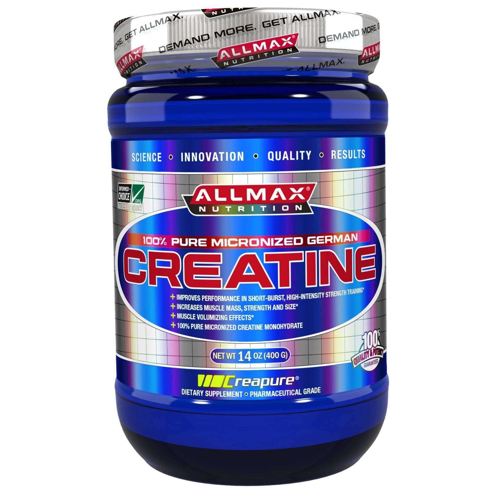 Creatine, 400 g, AllMax. Monohidrato de creatina. Mass Gain Energy & Endurance Strength enhancement 