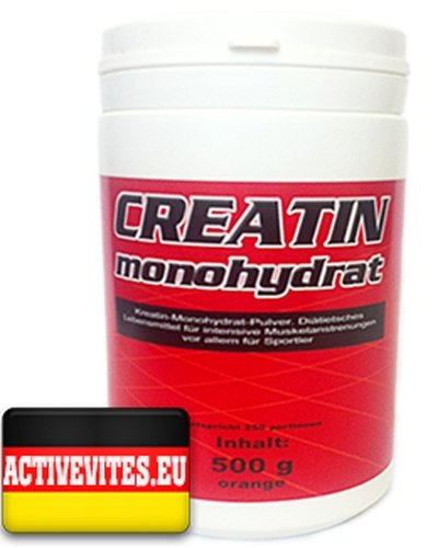 Creatin Monohydrat, 500 г, Activevites. Креатин моногидрат. Набор массы Энергия и выносливость Увеличение силы 