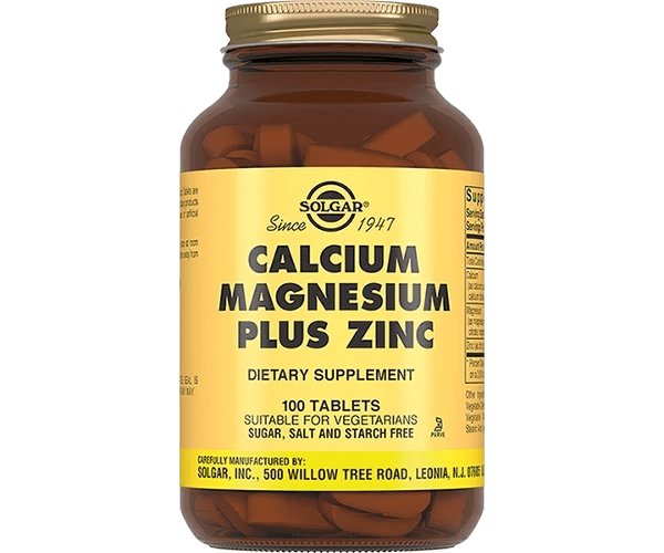 Solgar Витамины Solgar Calcium Magnesium Plus Zinc 100 tabs, , 100 шт.