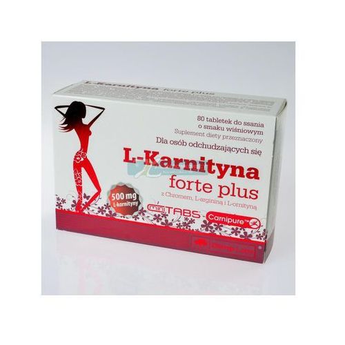 L-Karnityna forte plus, 80 шт, Olimp Labs. L-карнитин. Снижение веса Поддержание здоровья Детоксикация Стрессоустойчивость Снижение холестерина Антиоксидантные свойства 