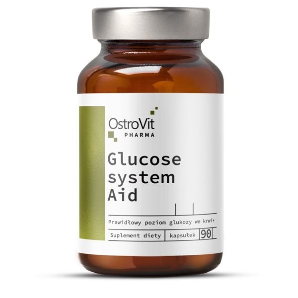 OstroVit Натуральная добавка OstroVit Pharma Glucose System Aid, 90 капсул, , 