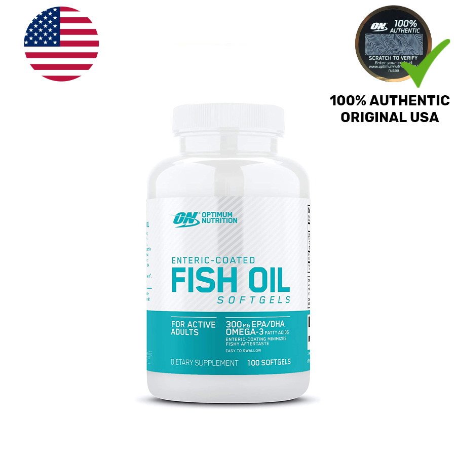 Optimum Nutrition Жирные кислоты Optimum Fish Oil, 100 капсул СРОК 01.23, , 