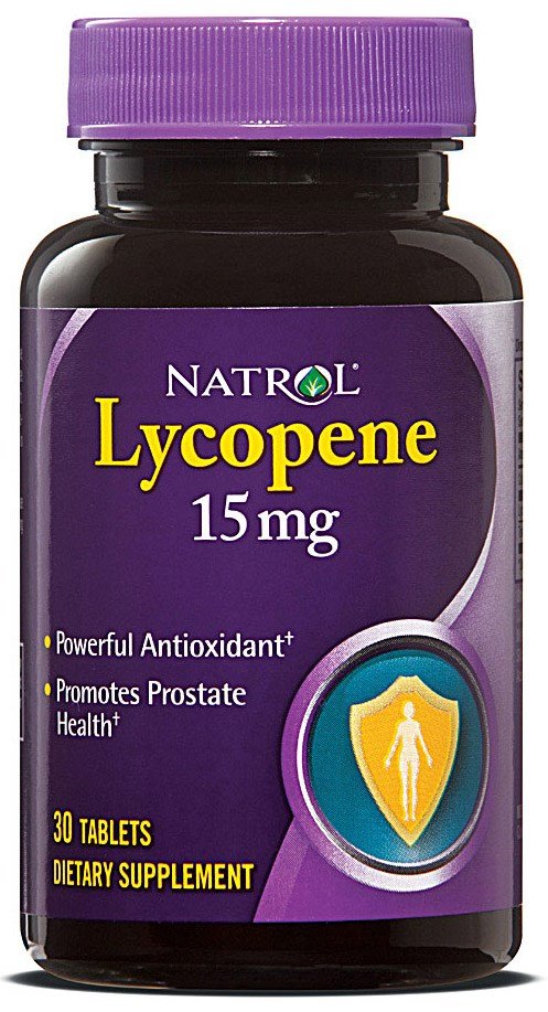 Lycopene 15 mg, 30 pcs, Natrol. Special supplements. 