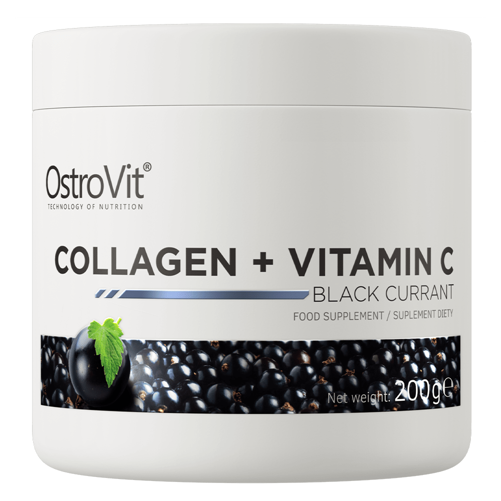 OstroVit OstroVit Collagen + Vitamin C 200 г Black Currant, , 200 г