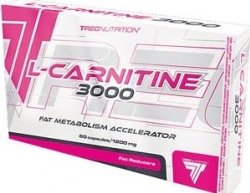 L-Carnitine 3000, 60 piezas, Trec Nutrition. L-carnitina. Weight Loss General Health Detoxification Stress resistance Lowering cholesterol Antioxidant properties 