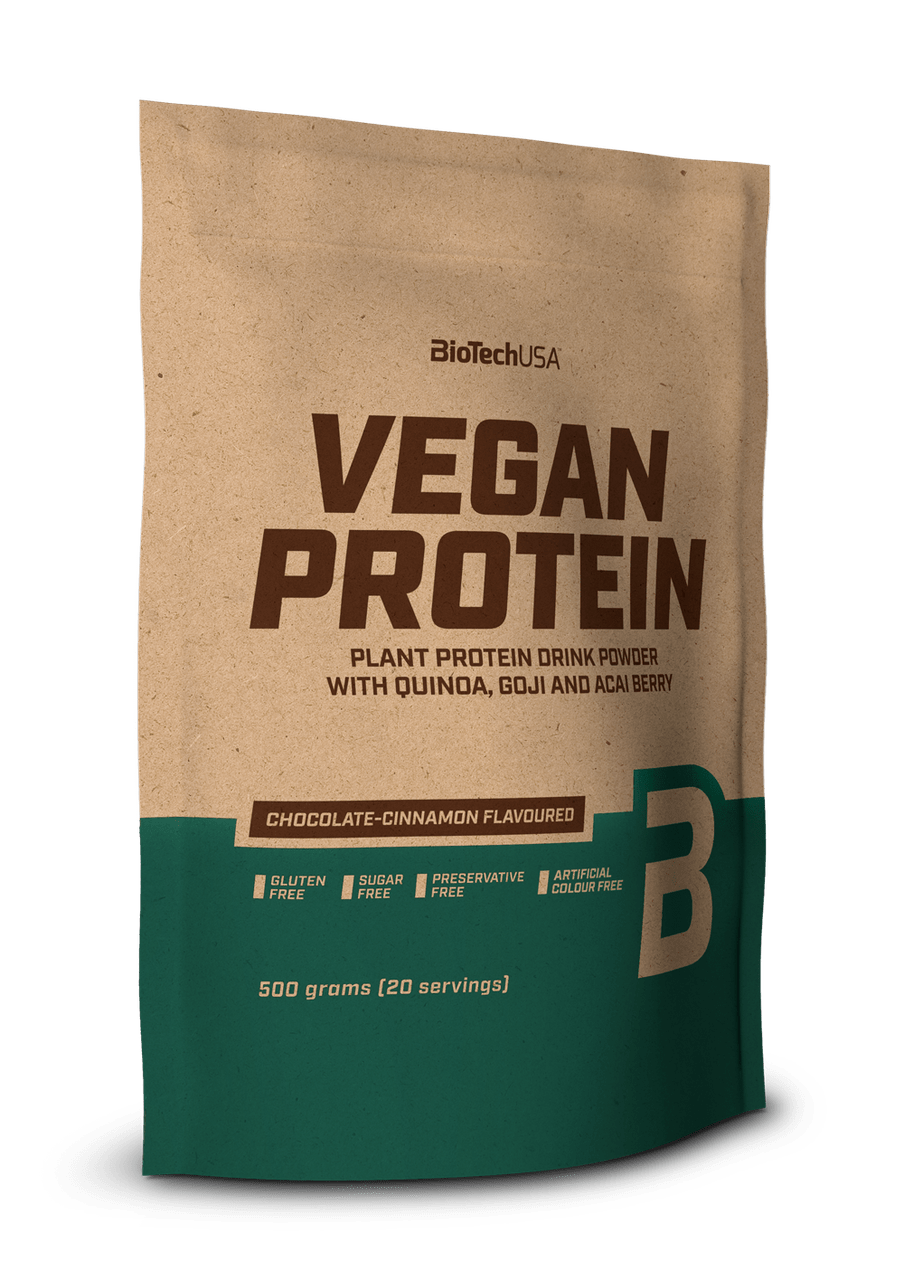 Растительный протеин BioTech Vegan Protein (500 г) биотеч веган ваниль,  мл, BioTech. Растительный протеин. 
