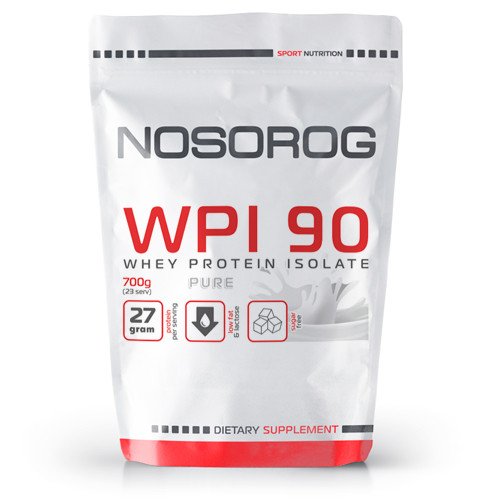Nosorog Изолят сывороточного протеина NOSOROG WPI 90 700 грамм без вкуса, , 