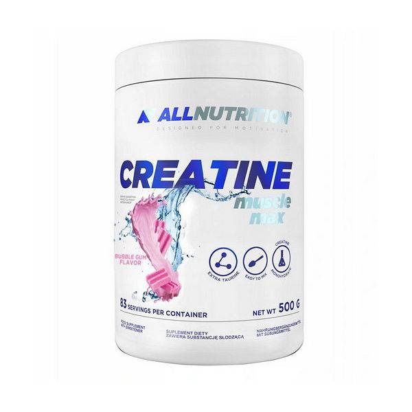 Креатин AllNutrition Creatine Muscle Max, 500 грамм Жвачка,  ml, AllNutrition. Сreatine. Mass Gain Energy & Endurance Strength enhancement 