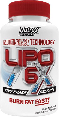 Nutrex Research Lipo 6X, , 120 шт