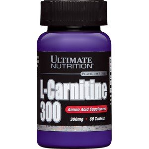 L-Carnitine 300, 60 шт, Ultimate Nutrition. L-карнитин. Снижение веса Поддержание здоровья Детоксикация Стрессоустойчивость Снижение холестерина Антиоксидантные свойства 