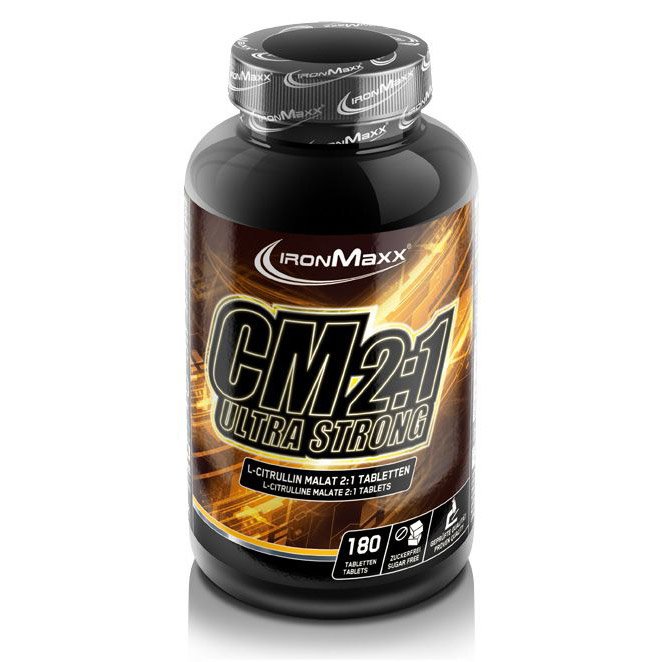 Аминокислота IronMaxx CM2:1 Ultra Strong Citrullin Malat, 180 таблеток,  ml, IronMaxx. Citrulina. 