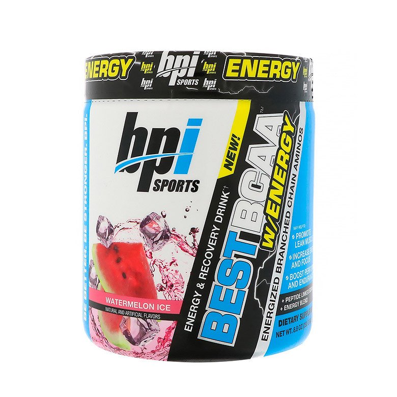 БЦАА BPI sports Best BCAA  w/Energy (250 г) бпи спортс rainbow ice,  ml, BPi Sports. BCAA. Weight Loss recovery Anti-catabolic properties Lean muscle mass 