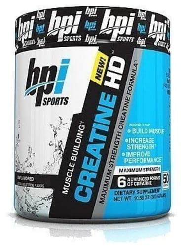Creatine HD, 300 g, BPi Sports. Different forms of creatine. 