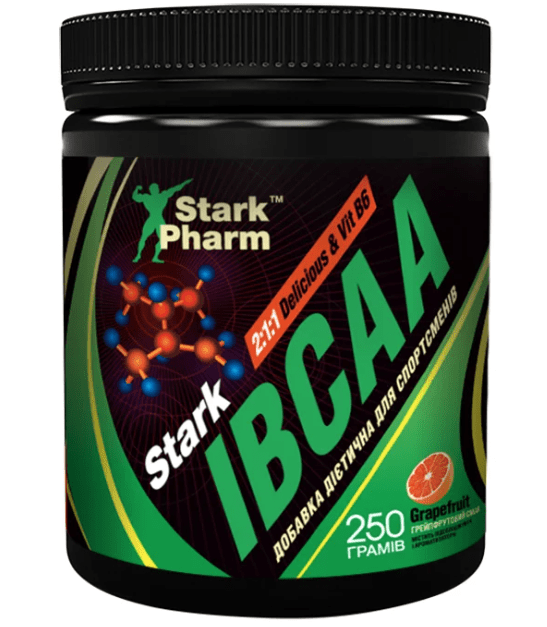 IBCAA 2-1-1 & Vit Stark Pharm 250 г,  мл, Stark Pharm. BCAA. Снижение веса Восстановление Антикатаболические свойства Сухая мышечная масса 