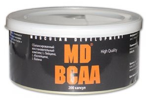 BCAA, 200 pcs, MD. BCAA. Weight Loss recovery Anti-catabolic properties Lean muscle mass 