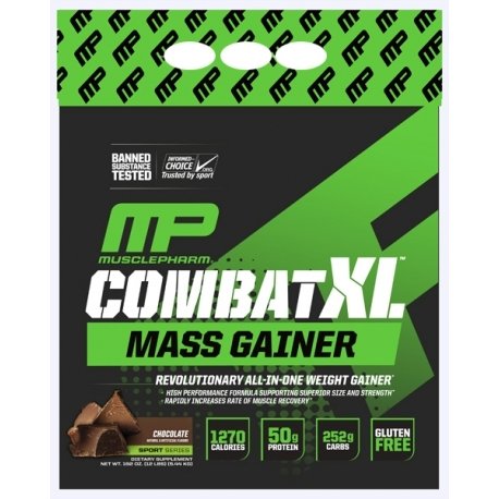 Combat XL Mass Gainer, 5440 g, MusclePharm. Ganadores. Mass Gain Energy & Endurance recuperación 