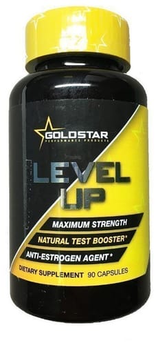 Level Up, 90 pcs, Gold Star. Testosterone Booster. General Health Libido enhancing Anabolic properties Testosterone enhancement 