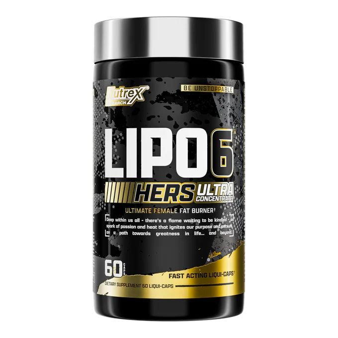 Жиросжигатель Nutrex Research Lipo-6 Hers Ultra Concentrate, 60 капсул,  ml, Nutrex Research. Quemador de grasa. Weight Loss Fat burning 