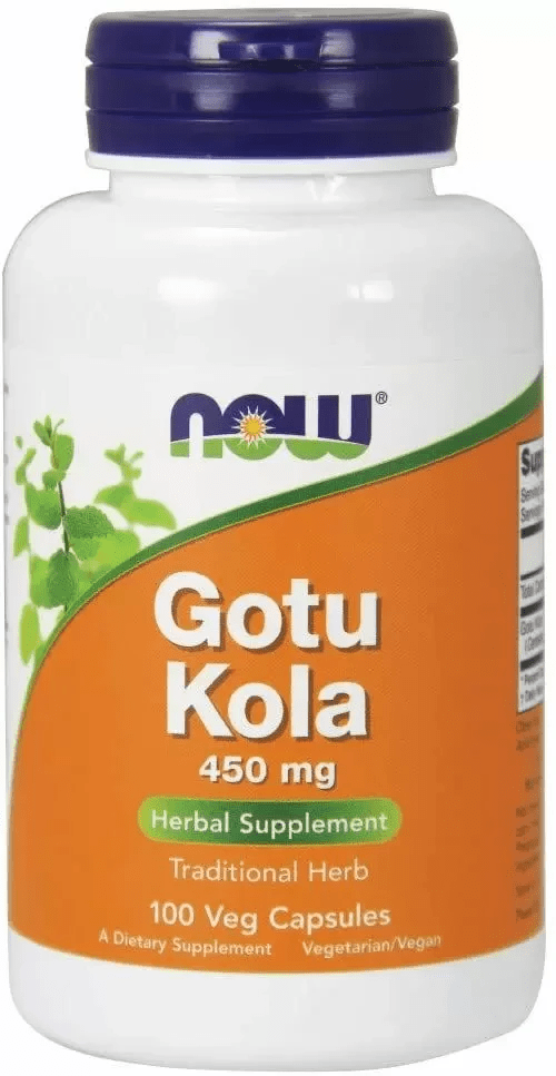 Готу кола NOW Foods Gotu Kola 450 mg 100 Caps,  ml, Now. Suplementos especiales. 