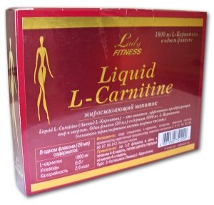 Liquid L-Carnitine, 7 шт, LadyFitness. L-карнитин. Снижение веса Поддержание здоровья Детоксикация Стрессоустойчивость Снижение холестерина Антиоксидантные свойства 