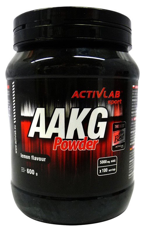 AAKG Powder, 600 g, ActivLab. Arginine. recovery Immunity enhancement Muscle pumping Antioxidant properties Lowering cholesterol Nitric oxide donor 
