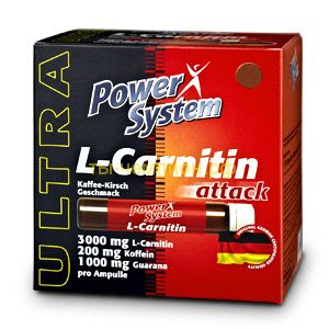 L-carnitin Attack, 500 ml, Power System. L-carnitina. Weight Loss General Health Detoxification Stress resistance Lowering cholesterol Antioxidant properties 