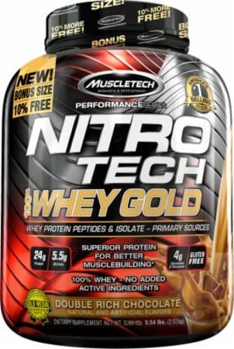 NitroTech Whey Gold, 2510 g, MuscleTech. Protein. Mass Gain recovery Anti-catabolic properties 