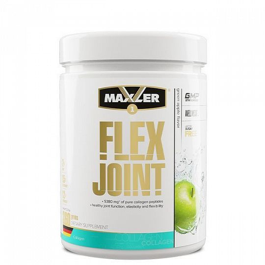 Для суставов и связок Maxler Flex Joint, 360 грамм Зеленое яблоко,  ml, Maxler. For joints and ligaments. General Health Ligament and Joint strengthening 
