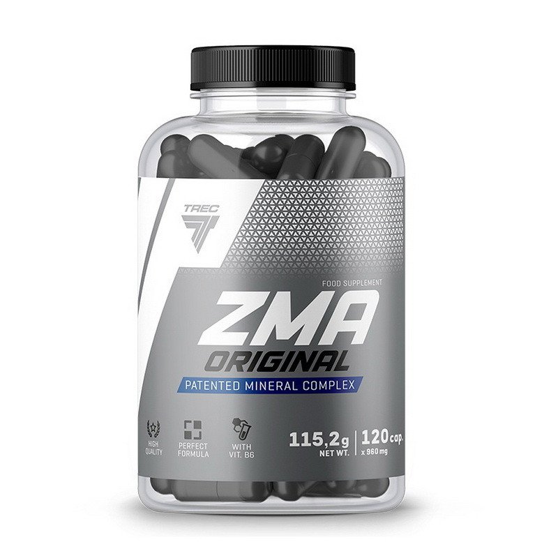 Бустер тестостерона Trec Nutrition ZMA original 120 капсул,  мл, Trec Nutrition. Бустер тестостерона. Поддержание здоровья Повышение либидо Aнаболические свойства Повышение тестостерона 