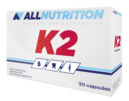 K2, 30 pcs, AllNutrition. Vitamin K. General Health 