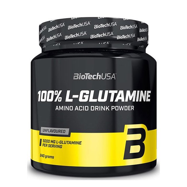Аминокислота BioTech 100% L-Glutamine, 240 грамм,  ml, BioTech. Amino Acids. 