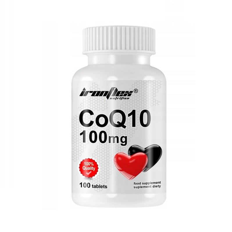 Натуральная добавка IronFlex CoQ10 100 mg, 100 таблеток,  мл, IronFlex. Hатуральные продукты. Поддержание здоровья 