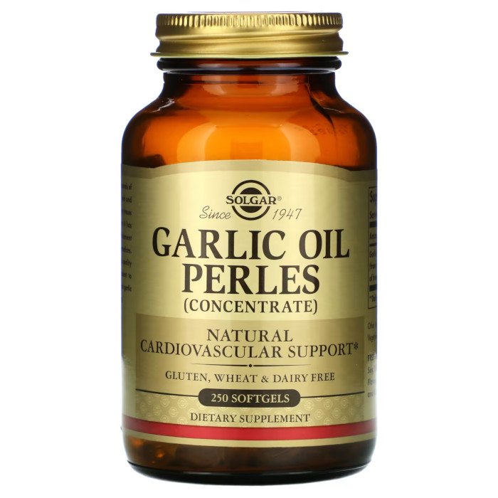 Натуральная добавка Solgar Garlic Oil Perles (Concentrate), 250 капсул,  ml, Solgar. Natural Products. General Health 