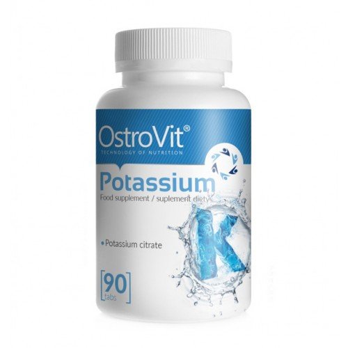 Potassium, 90 piezas, OstroVit. Potasio K. General Health Immunity enhancement 