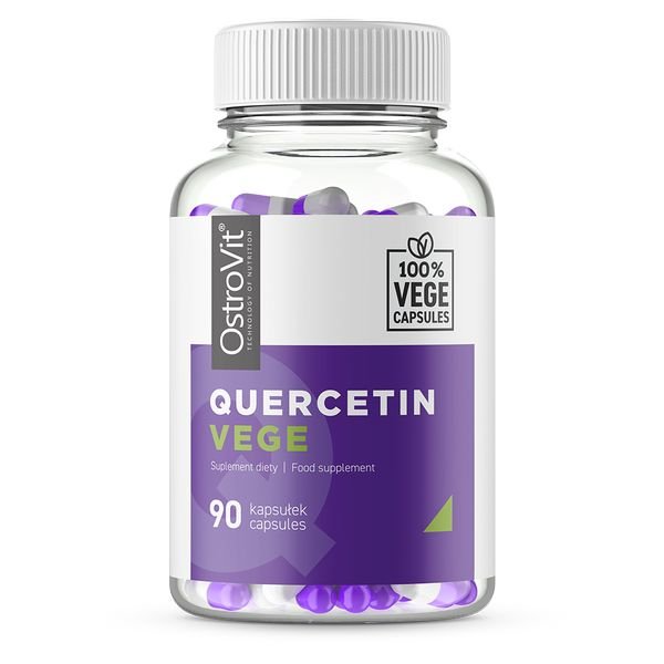 Натуральная добавка OstroVit Vege Quercetin, 90 вегакапсул,  мл, OstroVit. Hатуральные продукты. Поддержание здоровья 