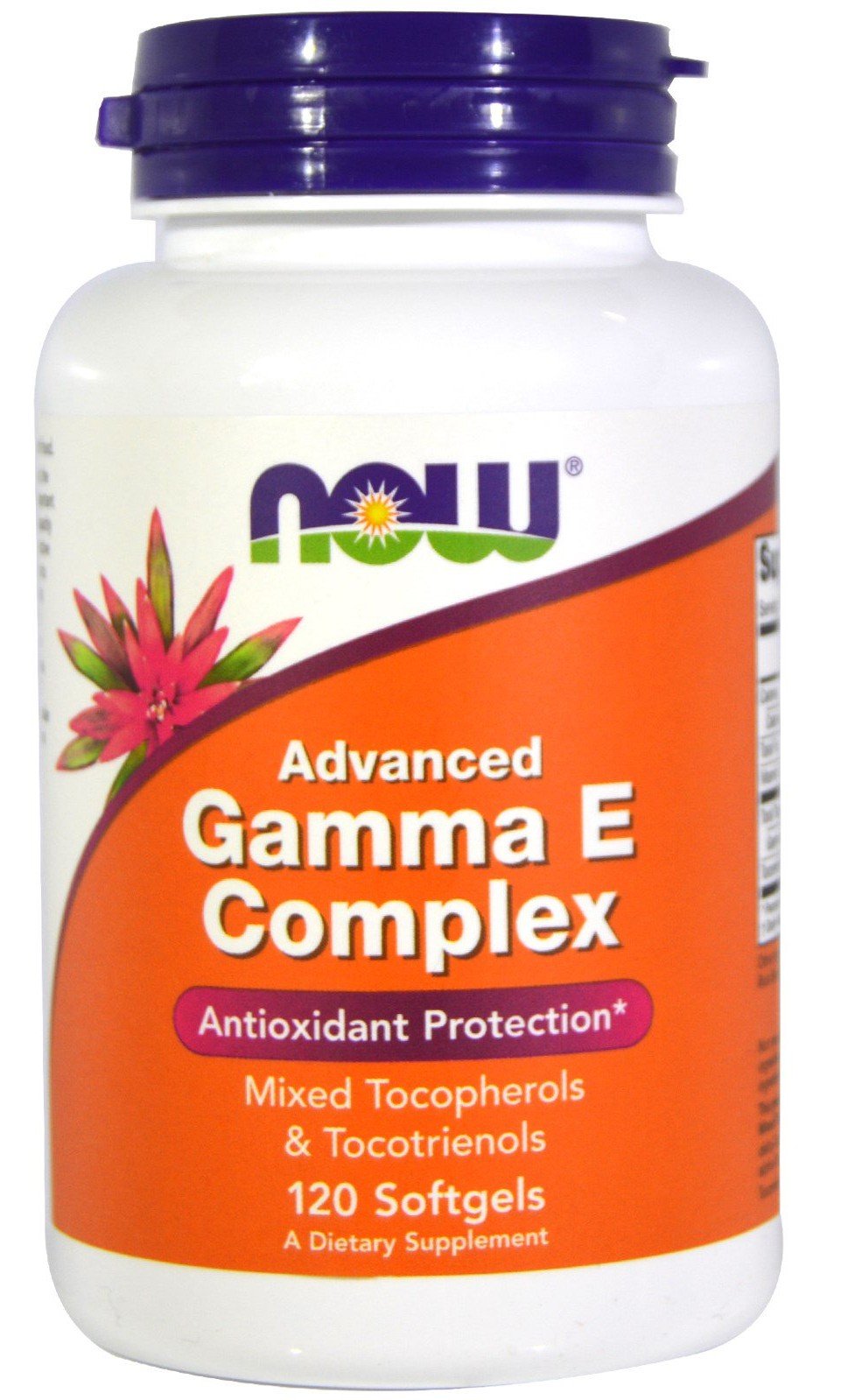 Advanced E Gamma Complex, 120 pcs, Now. Vitamin E. General Health Antioxidant properties 
