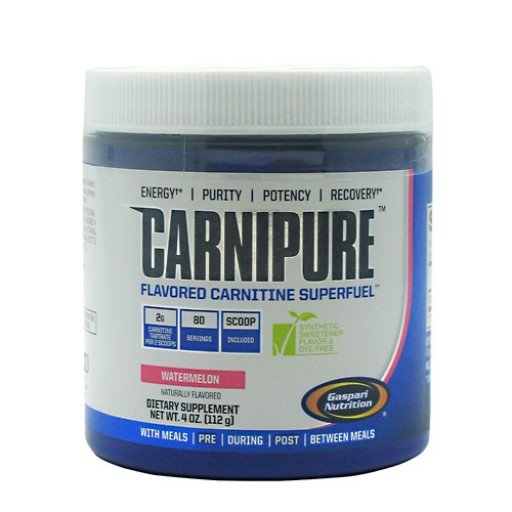 Carnipure, 112 г, Gaspari Nutrition. L-карнитин. Снижение веса Поддержание здоровья Детоксикация Стрессоустойчивость Снижение холестерина Антиоксидантные свойства 