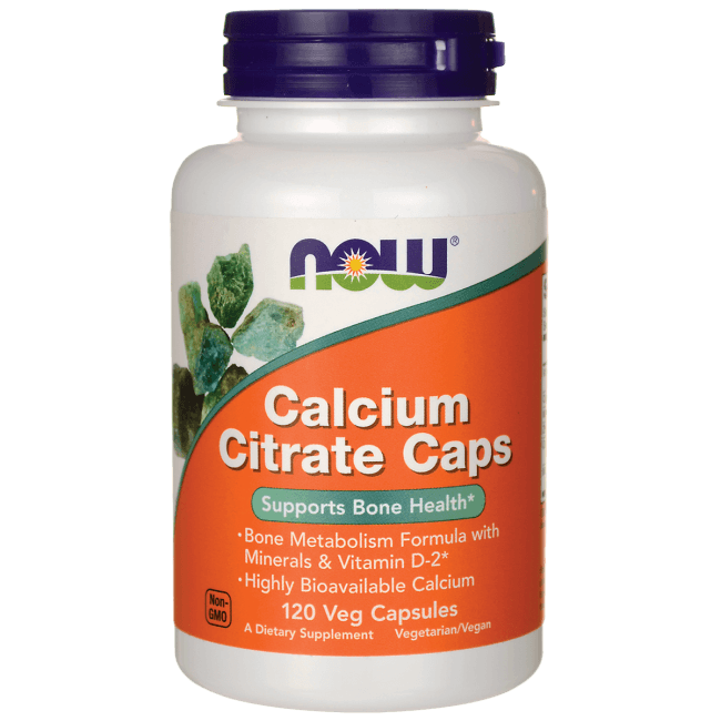 Calcium Citrate Caps, 120 pcs, Now. Calcium Ca. 