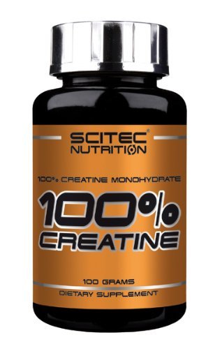 100% Creatine, 100 г, Scitec Nutrition. Креатин моногидрат. Набор массы Энергия и выносливость Увеличение силы 