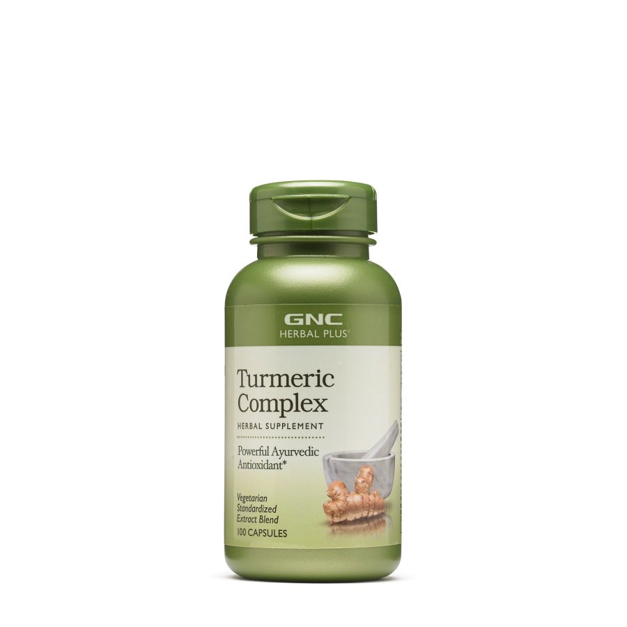Натуральная добавка GNC Herbal Plus Turmeric Complex, 100 капсул,  ml, GNC. Natural Products. General Health 