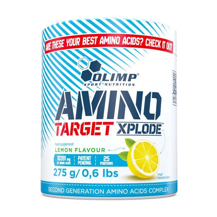 Olimp Labs Комплекс аминокислот Olimp Amino Target Xplode 275 грамм Лимон, , 