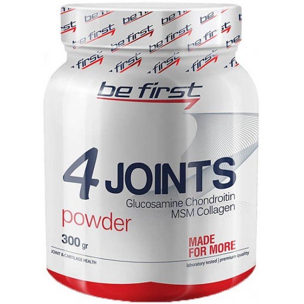 4 Joints, 300 g, Be First. Para articulaciones y ligamentos. General Health Ligament and Joint strengthening 