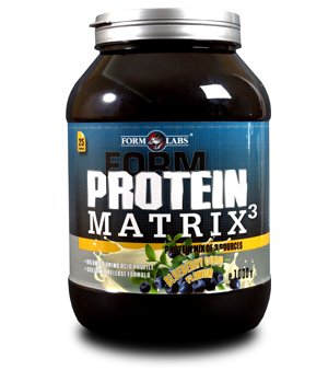 Протеин Form Labs Protein Matrix 3, 1 кг Черничный чизкейк,  мл, Form Labs. Протеин. Набор массы Восстановление Антикатаболические свойства 