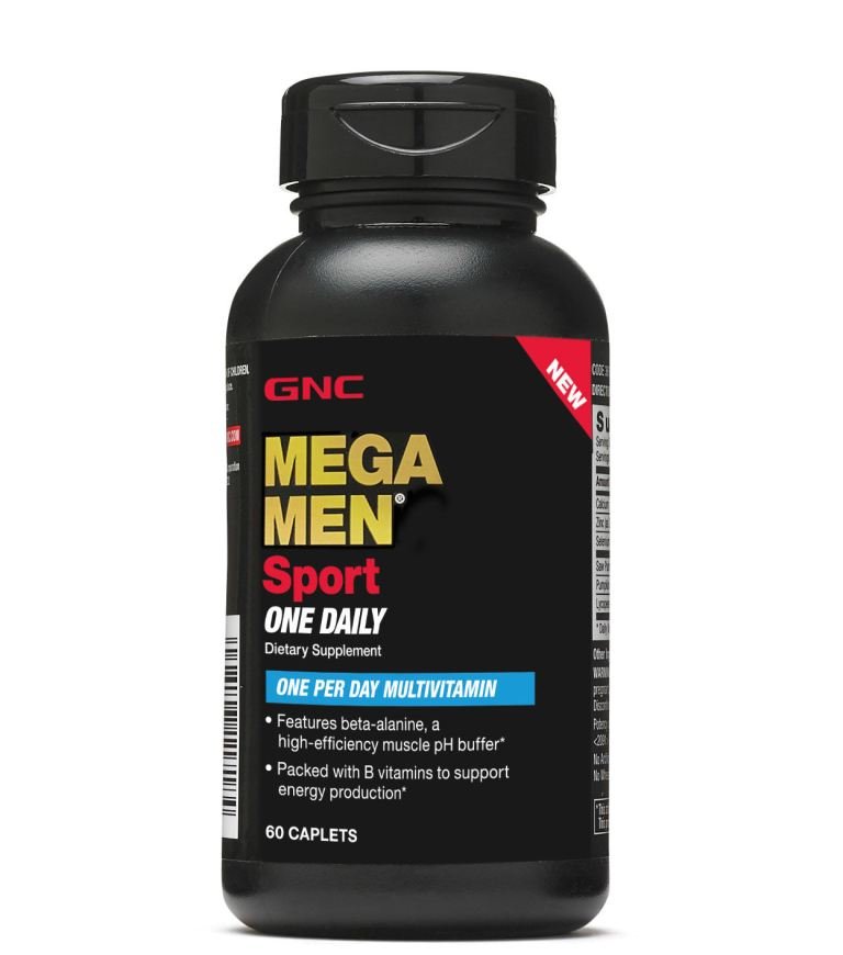 Витамины и минералы GNC Mega Men Sport One Daily, 60 каплет,  мл, GNC. Витамины и минералы. Поддержание здоровья Укрепление иммунитета 