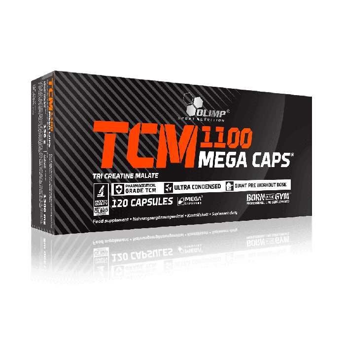 Три креатин малат Olimp TCM Mega Caps 1100 (30 капс) олимп тсм мега капс,  мл, Olimp Labs. Три-креатин малат. 